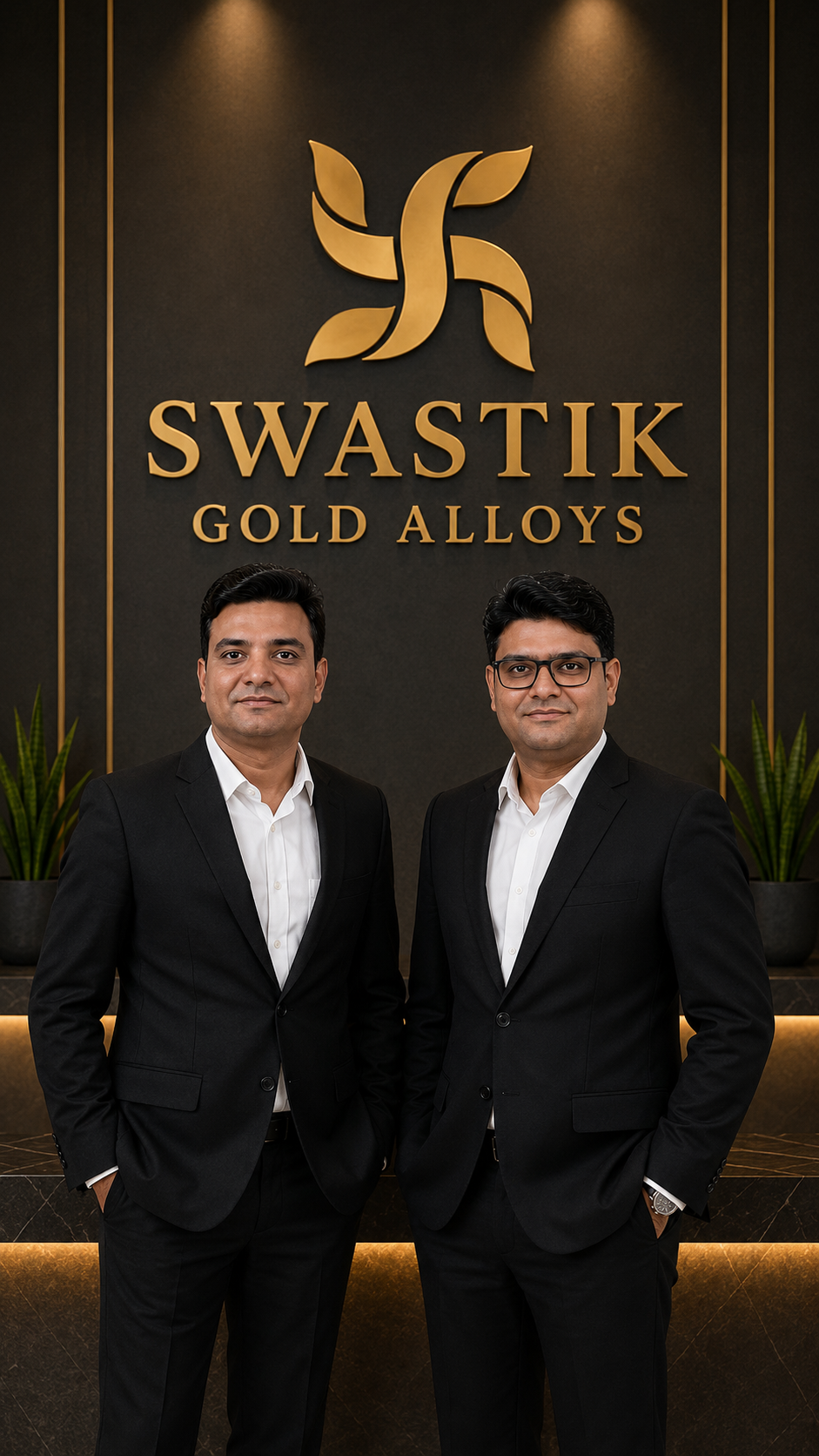 Mr Sanjay Bhalgama & Mr Mayur Bhalgama — Founders, Swastik Gold Alloys