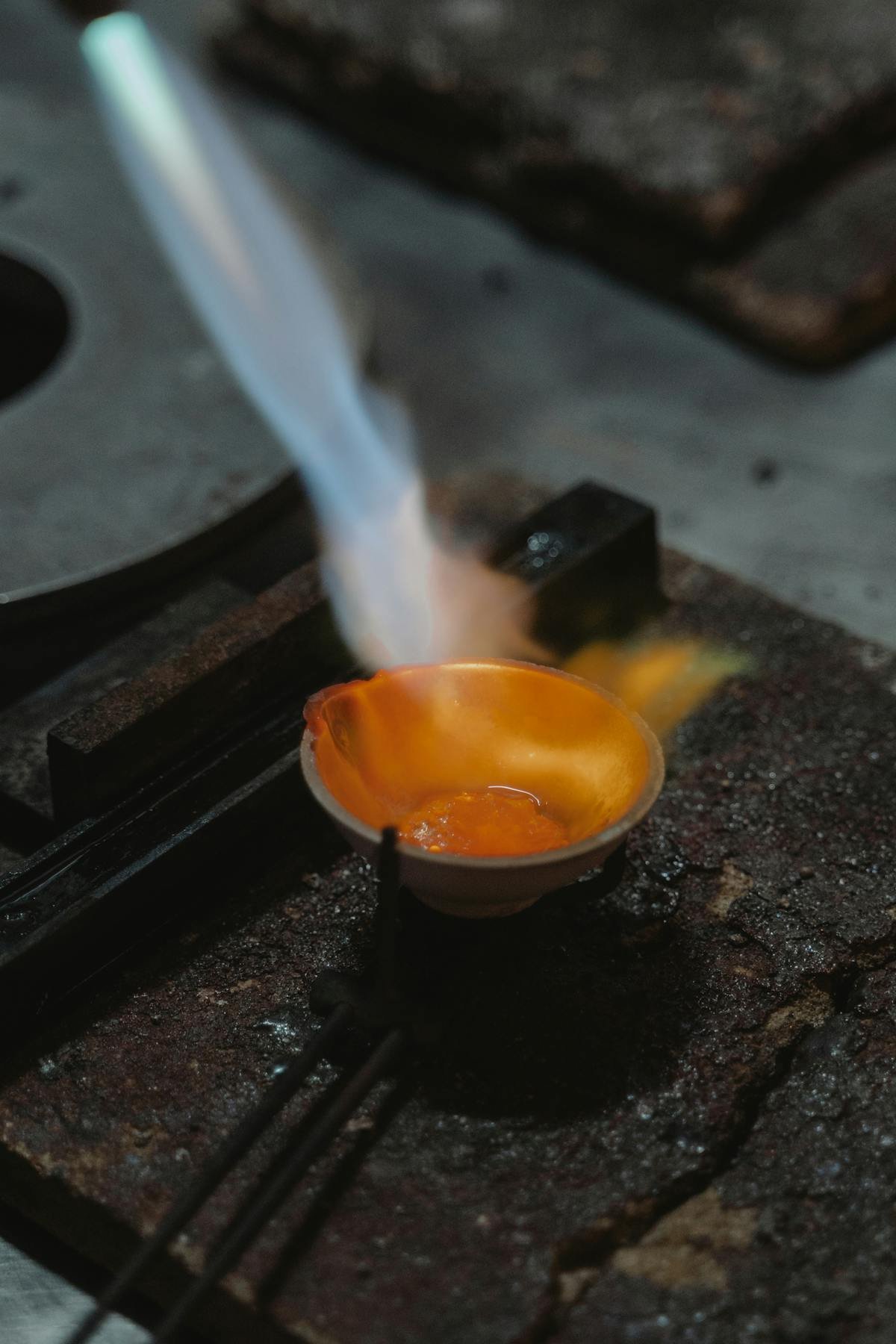 Gold melting process